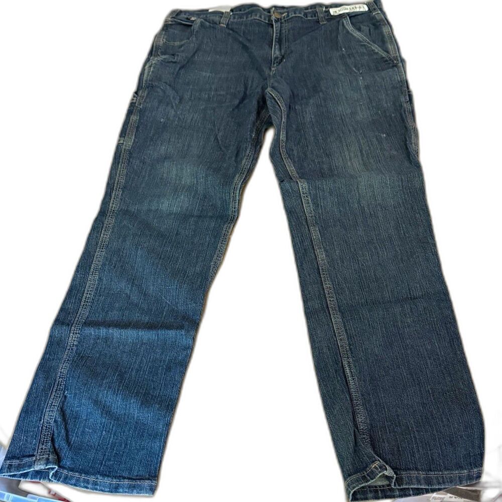 Carhartt FR Flame Resistant Blue Denim Work Pants 40x32 MPN 250-83